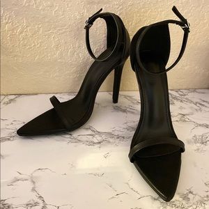 Two part stiletto heels